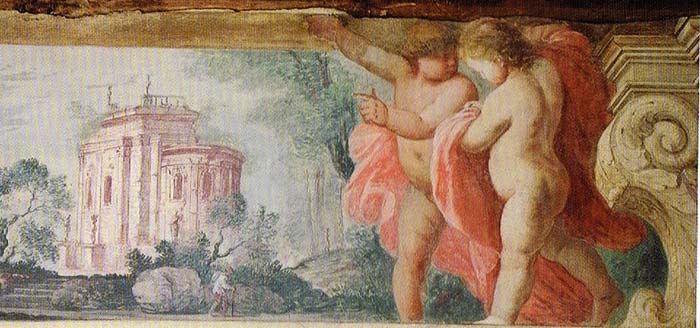 Villa Parravicini sala paesaggi