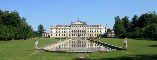 Villa Pisani, facciata interna