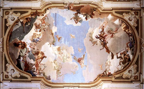 Villa Pisani, Affresco del Tiepolo