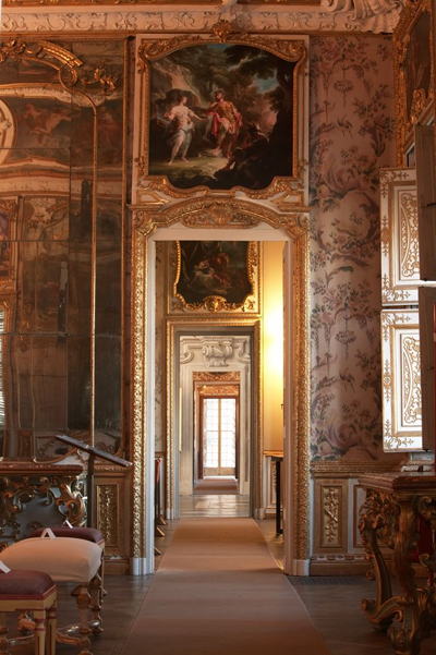 Villa della Regina, interni