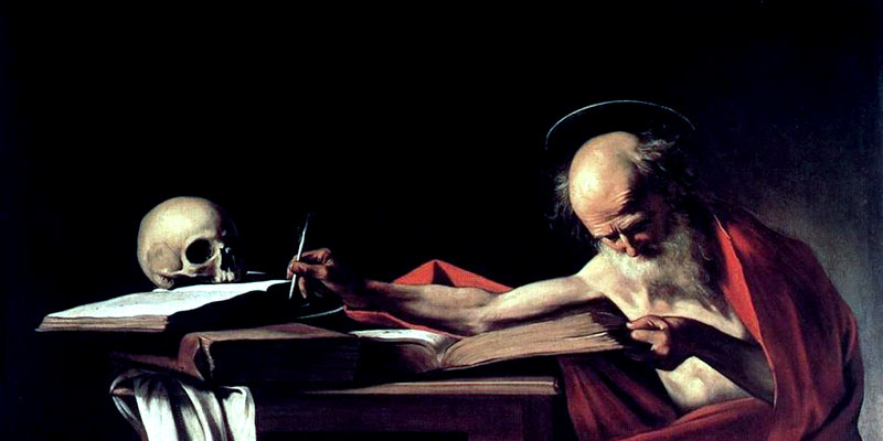 caravaggio san gerolamo