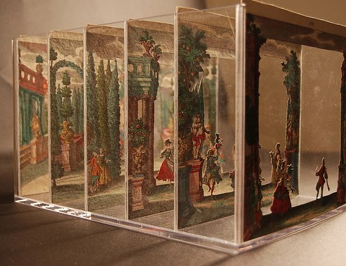 diorama teatrale di Martin Engelbrecht, 1740