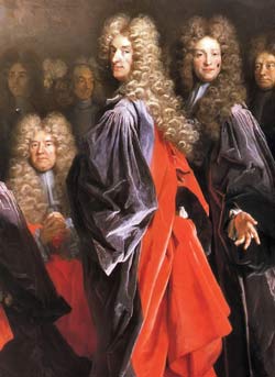 La parrucca, moda di Luigi XIV