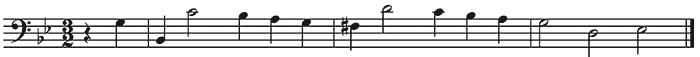 corale puer natus Bach
