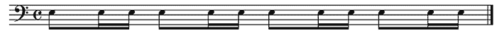 ritmo corale bach