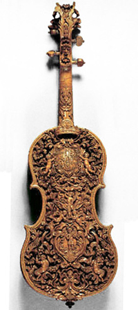 violino intagliato