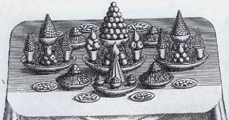 Piramide di ciliegie