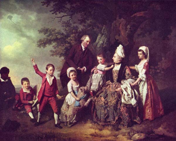 Una famiglia borghese-Zoffany Una famiglia borghese-Zoffany