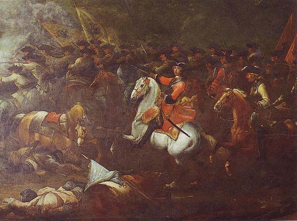 Una battaglia del XVIII secolo