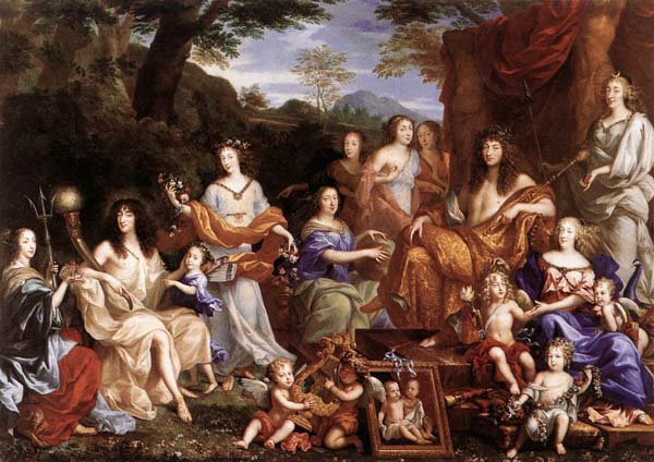 La famiglia di Luigi XIV - Nocret