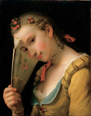 Fanciulla con ventaglio, Pietro Rotari