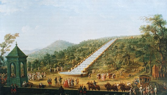 Festa per l'inaugurazione dell'acquedotto carolino- Antonio Joli