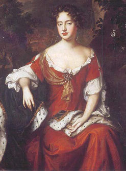La regina Anna Stuart d'Inghilterra