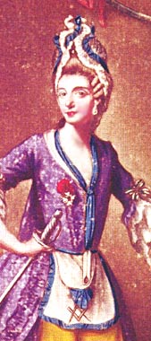 Il Cavalier d'Eon in vesti femminili