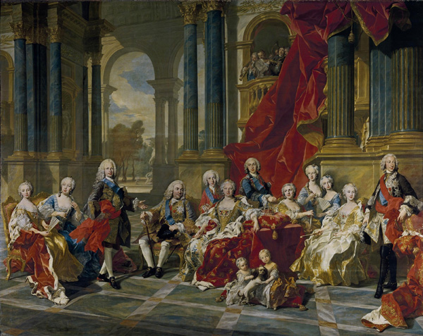 famiglia filippo V van loo