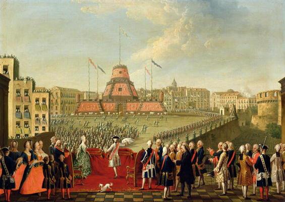 Festeggiamenti a Napoli per il matrimonio di Ferdinando IV e Maria Carolina d'Austria - Pietro Fabris