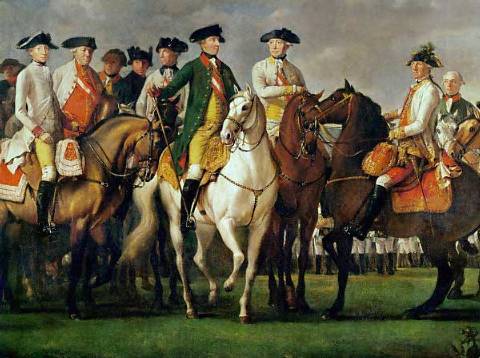 giuseppe II con i suoi generali