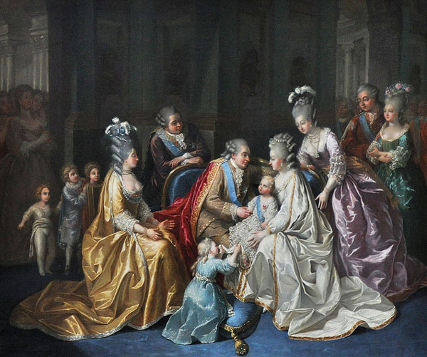 La famiglia di Luigi XVI