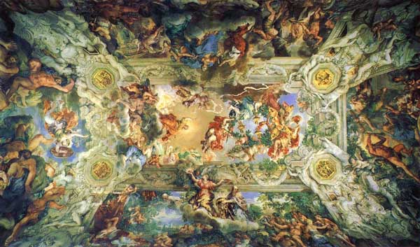 Il Trionfo della Divina Provvidenza e il compiersi dei suoi fini sotto il pontificato di Urbano VIII Barberini trionfo divina provvidenza pietro da cortona